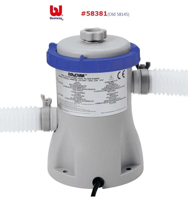 Afwijking Cornwall Uitdaging 58381 Bestway 330gal Flowclear Filter Pump for 1100-8300 L Swimming Pool  Water Circulating Filter Swimming Pool Water Cleaner - AliExpress Sports &  Entertainment