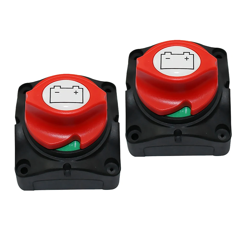 Pair Of Battery Isolator Disconnector For Marine Boat Car RV ATV Vehicles