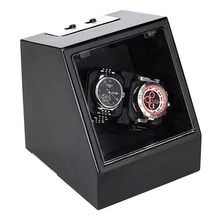 Роскошные Ebony автоматические механические часы коробка с подзаводом мотор шейкер часы Winder держатель дисплей хранения ювелирных изделий Органайзер
