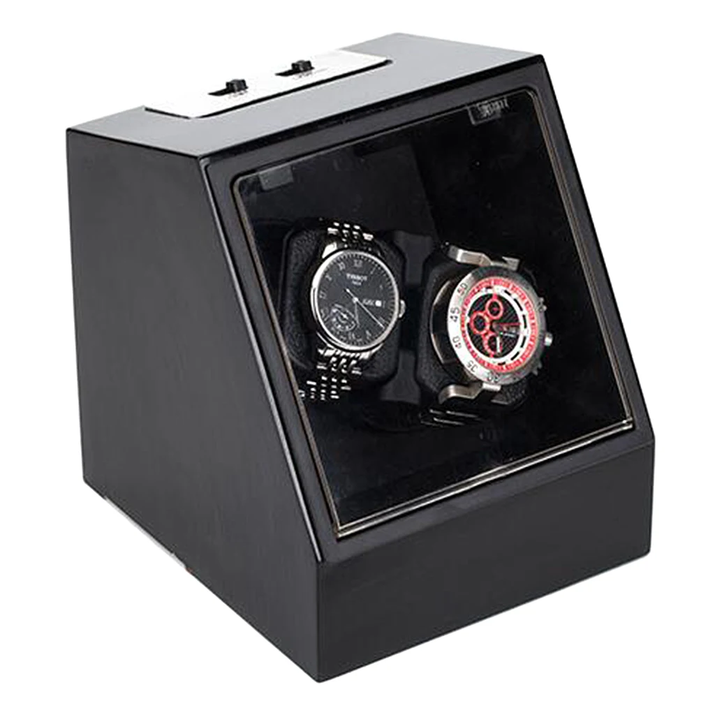 

Luxury Ebony Automatic Mechanical Watch Winding Box Motor Shaker Watch Winder Holder Display Jewelry Storage Organizer