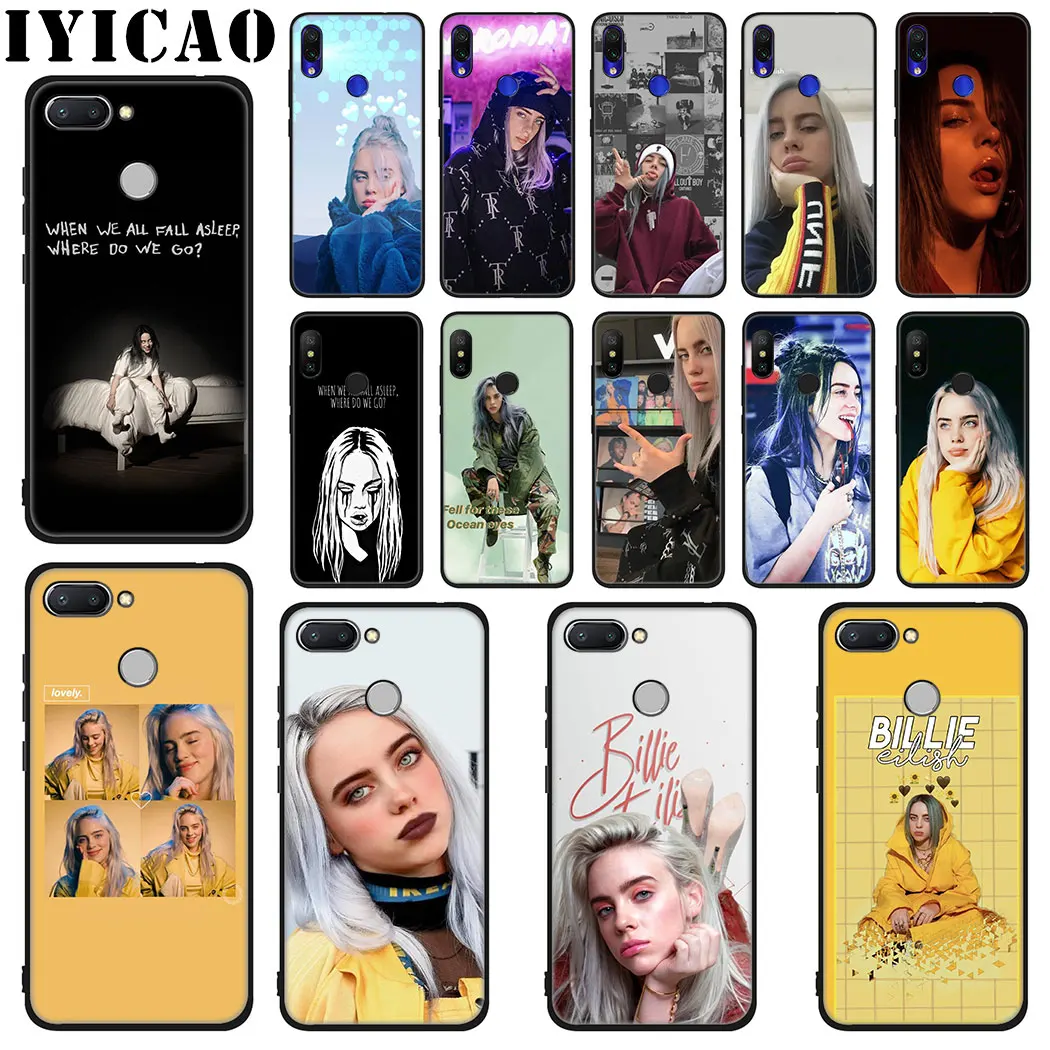 IYICAO Billie Eilish Мягкий силиконовый чехол для Xiaomi Redmi Go S2 K20 6 Pro 8A 7 7A 6A 5A 4A 5 Plus 4X |