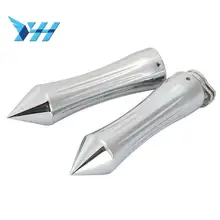 Шт мотоцикл хром 7/8 дюймов 1 дюймов Шипованный Руль рукоятки подходят для Suzuki GSXR gsx-r 600 750 1000 TL1000 R S