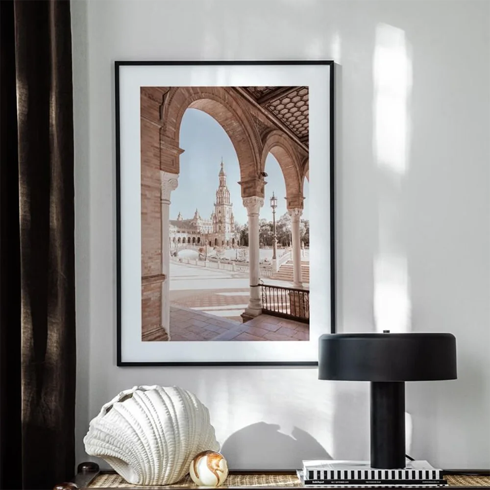 Nordic-Landscape-Poster-Prints-Canvas-Painting-Spain-Square-Sicilian-Door-Lake-Garda-Wall-Art-Picture-For