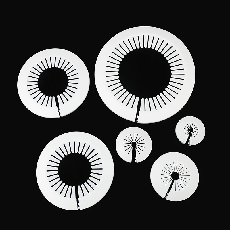 2Pcs Wall Hole Duct Cover Shower Faucet Angle Valve Pipe Plug Decoration  Cover  Fire Pipe Cover Ugly Cover Downpipe