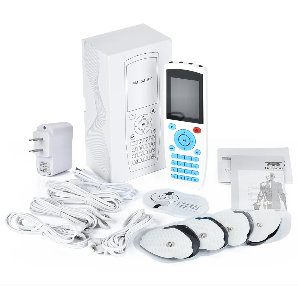 16 Modes Electrical Massager Digital Therapy Tens Machine For Body Back