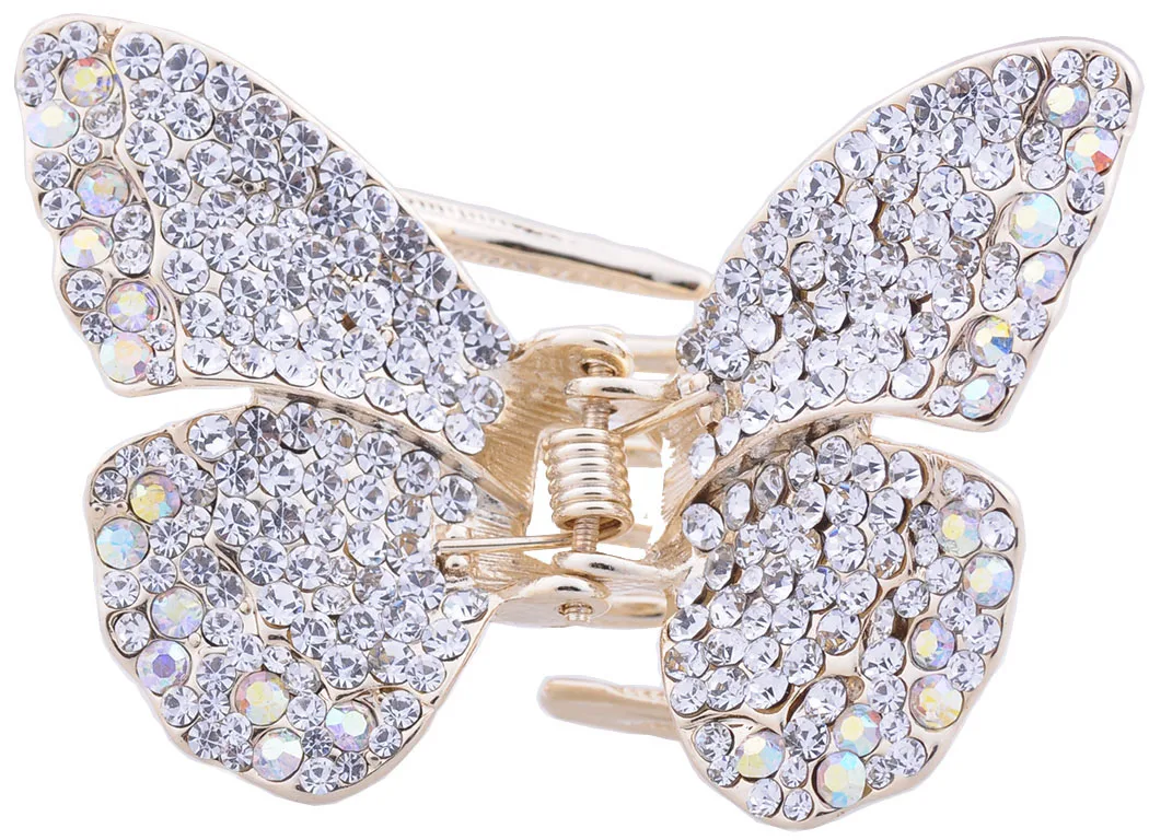 High Fashion Hair Accessories Claw Crab Metal Clips for Women with Crystal Rhinestone Hairpins | Украшения и аксессуары