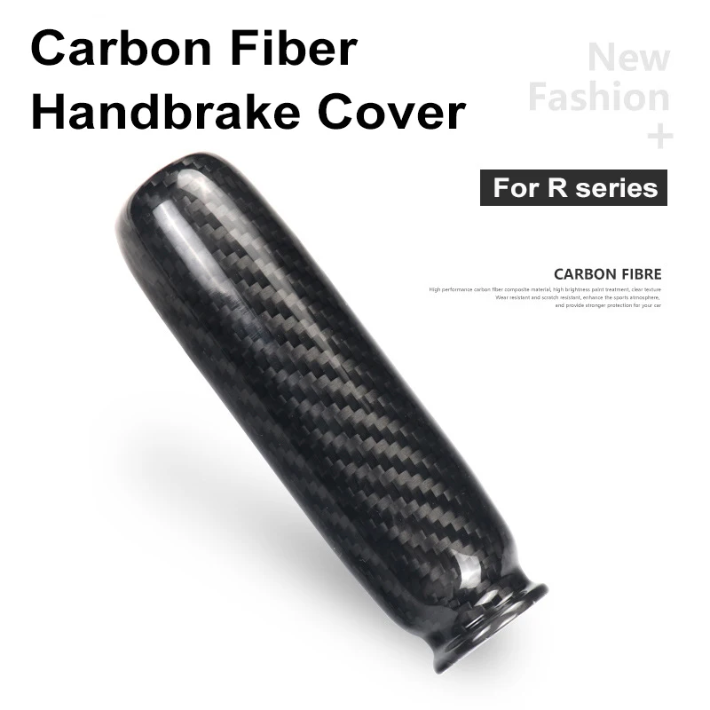 Carbon Fiber Handbrake Lever Cover Hand Brake Grips For Mini Cooper S JCW ONE R50 R53 R55 R56 R57 R58 R59 Car Inner Accessories