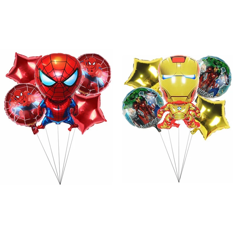 riñones Formación Y 1 Juego de globos de película de aluminio Spider Man Iron Man de 18  pulgadas, Bola de superhéroe para niños, Bola de juguete de decoración de Fiesta  Temática de cumpleaños de Marvel| | - AliExpress