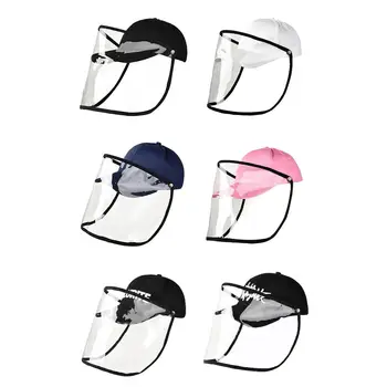 

2 In1 Anti-spitting Powder Wind Sand Mask Anti-UV Multi-function Protective Cap Coronary Protective Hat Eye Protection Windproof