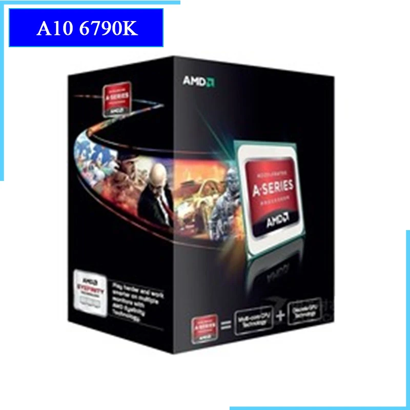 AMD A10-Series A10-6790K A10 6790 K 4.0 GHz Quad-Core CPU Processor AD679KWOA44HL Socket FM2 Sealed New and come with the cooler mobile processor list