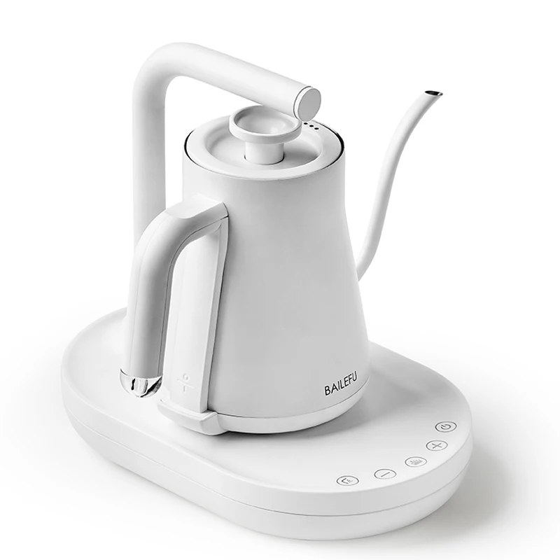 

NEW220V 600ML Electric Kettle Gooseneck Fully Automatic Water Supply Insulation Tea Drip Coffee Electric Teapot Kettle Set 1200W