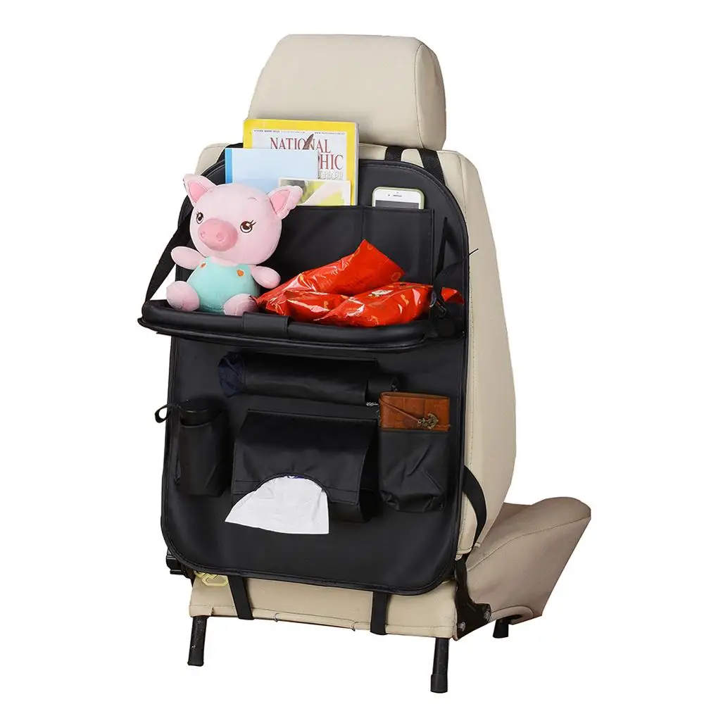 Автомобильная сумка на заднее сиденье органайзер для автомобиля складной лоток