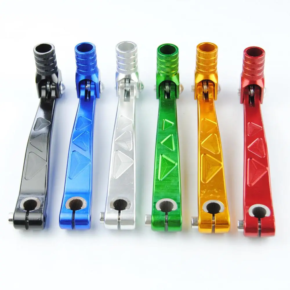 TDPRO Motorcycle Gear Shift Lever Folding Shifter CNC Aluminum Foot Gear Levers Fit KLX Honda Yamaha ATV Dirt Pit Bike Motocross TDPRO Motorcycle Gear Shift Lever Folding Shifter CNC Aluminum Foot Gear Levers Fit KLX Honda Yamaha ATV Dirt Pit Bike Motocross
