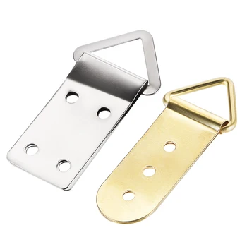 

uxcell Uxcell High Quality 20/50/100/200Pcs Triangle Ring Picture Hangers, 45mm x 20mm Grey Assortment Kit for Photo Hanging