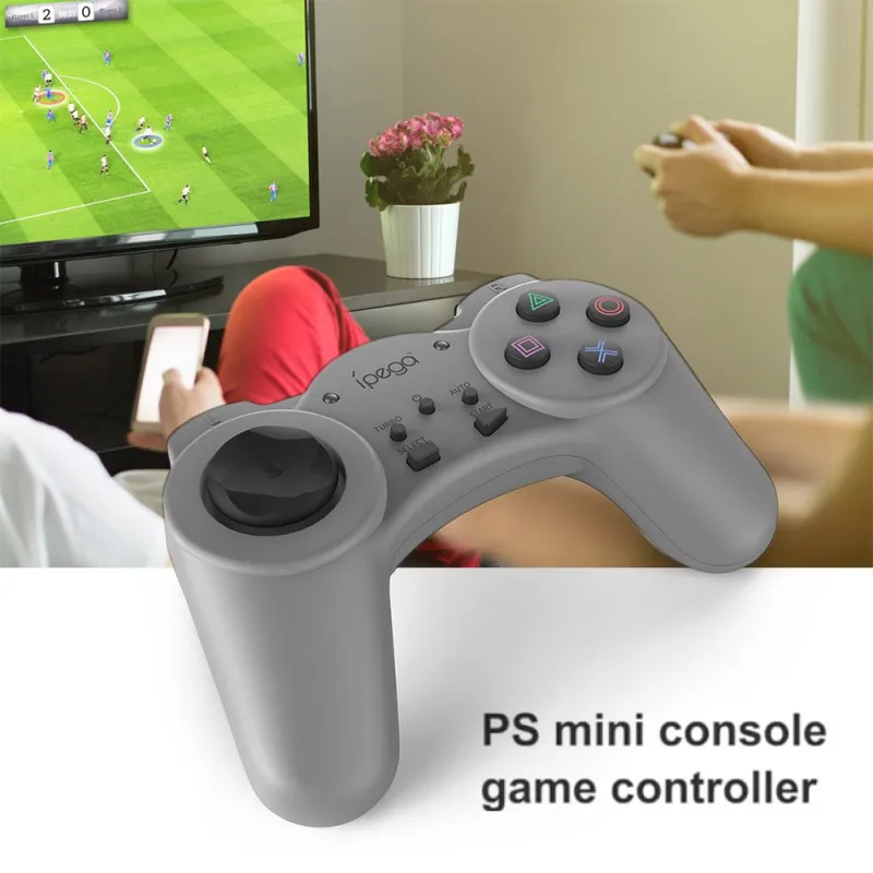 

ZL PSmini Mini Game Console Gamepad Turbo Game Controllers Gamepad For Pc Added Turbo Continuous Function Wireless Gamepads