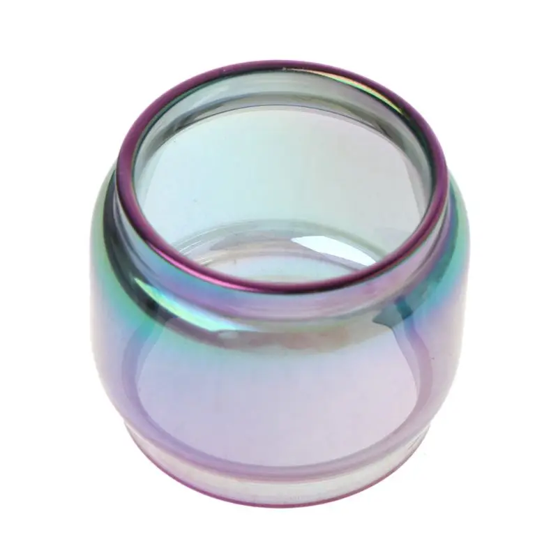 

Rainbow Transparent Glass Tube Fatboy Glass Tank for Valyrian II 2 TPD Tank PXPE
