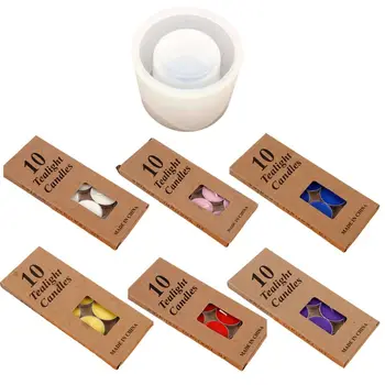 

Smokeless Aromatherapy Tea Wax Small Round Candle Wedding Birthday Accessories