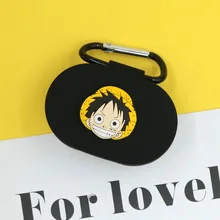 Аниме one piece Luffy силиконовый чехол для Xiaomi mi Red mi AirDots версия беспроводной Bluetooth наушники зарядный чехол милый