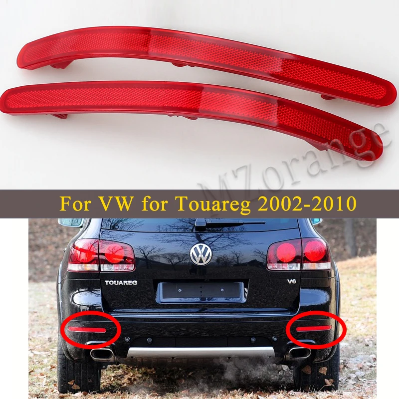 

Red Rear Bumper Reflector light For VW for Touareg 2002-2010 Overhead Decorative Lamp Rear Stop brake lights turn signal