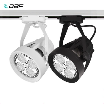 

[DBF]LED Track Lighting with Par30 35W 40W Spot Lamp led Bulb for Indoor Lighting Clothes Jewel Shop Restaurant Dining room