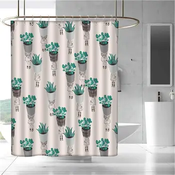 

3D Printed Shower Curtain Hotel Quality, Machine Washable