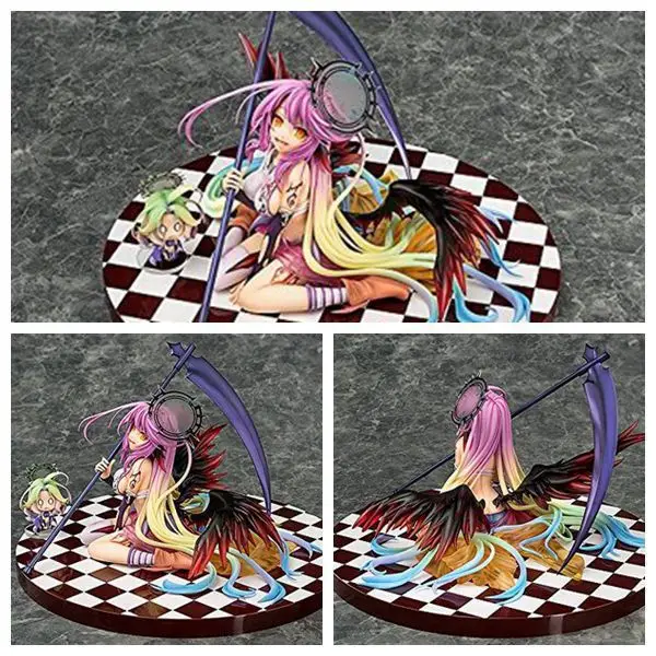 Нет игры нет жизни Flueqel Jibril аниме фигурка ПВХ Новая коллекция Коллекция игрушечных фигурок