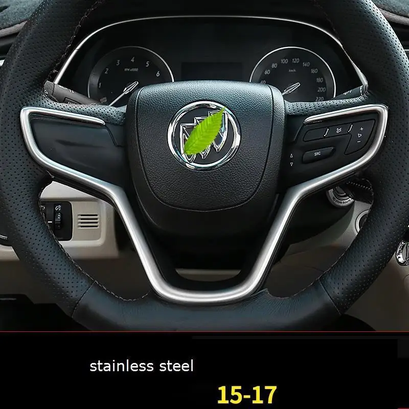 Автомобильная Дверная панель рулевого колеса для интерьера автомобиля Automovil украшения протектора молдинги 15 16 17 18 19 для Buick Excelle GT - Название цвета: Version F