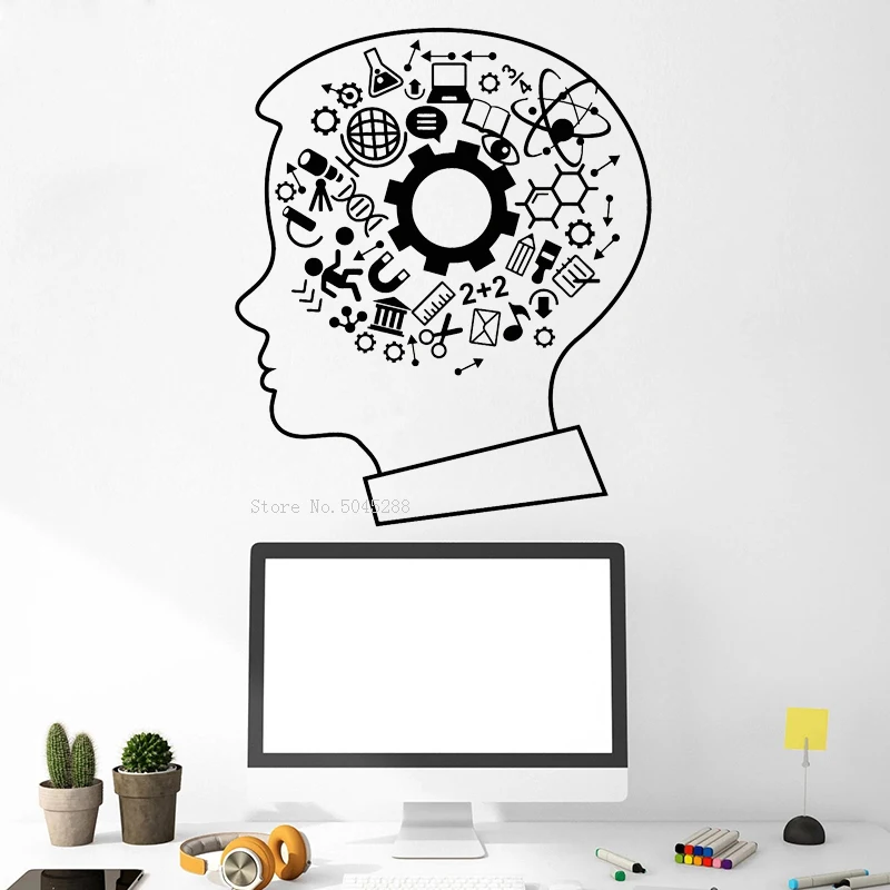 Education Vinyl Wall Sticker Decals School Study Science Chemistry