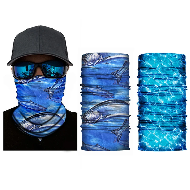 Magic Headscarf Multi-function Mask Ocean Series Outdoor Riding Sunscreen Sports Bib Seamless Magic Headband Riding Face Towel