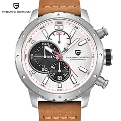 PAGANI Дизайн Часы мужские водонепроницаемые Хронограф Спортивные кварцевые часы светящиеся руки военные наручные часы relogio masculino