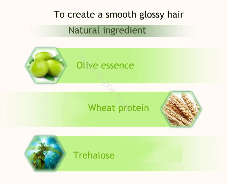 Conjunto de Cuidados com o Cabelo Máscara de Cabelo Frizz para Cabelos Lote Oliva Anti-caspa Shampoo Óleo Cachos Enhancer Reparação Danificados Secos 4 Pçs - 30 4 pçs lote conjunto de cuidados com
