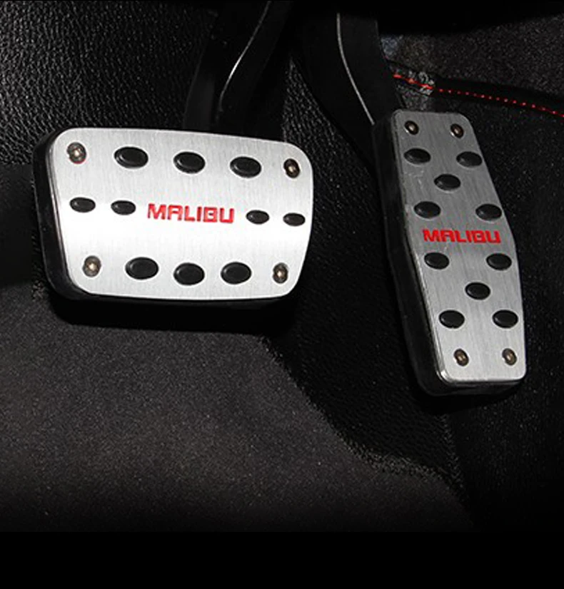 Автомобильный акселератор педаль газа педаль тормоза подножка педали пластина Нескользящая Крышка для Chevrolet Malibu 2012 2013