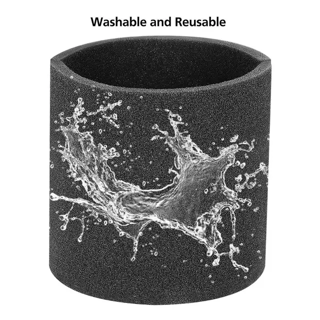 1 Db Szűrőhab Szivacs Hab Hüvely Költségmegtakarítás Vízmosható Újrahasznosítható Habszűrő Üzlet-Vac Porszívókhoz - Image 2