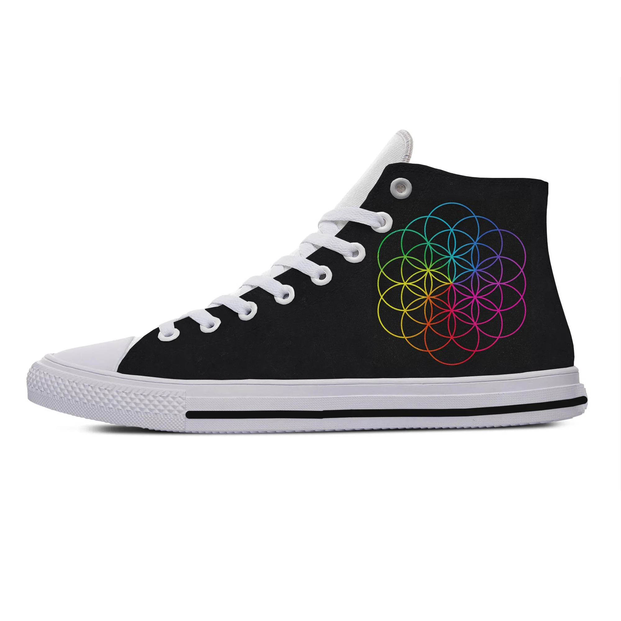 Coldplay2 Новинка года; Лидер продаж; повседневная обувь с 3D-принтом для женщин и мужчин; Coldplay Ghost Stories; легкая дышащая модная парусиновая обувь в стиле хип-хоп - Цвет: Coldplay2