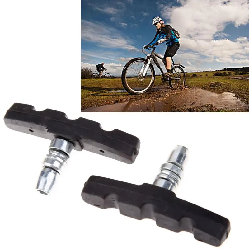 1 пара MTB дорожный велосипед велосипедный тормоз V-Brake V блоки тормозных колодок держатели велосипедные тормозные колодки