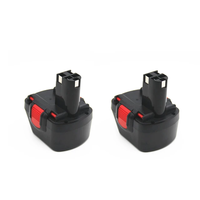 Paquete de 2 baterías compatibles con Bosch 2 607 335 429 – Compatible con  batería Bosch de 12 V (1300 mAh NICD)