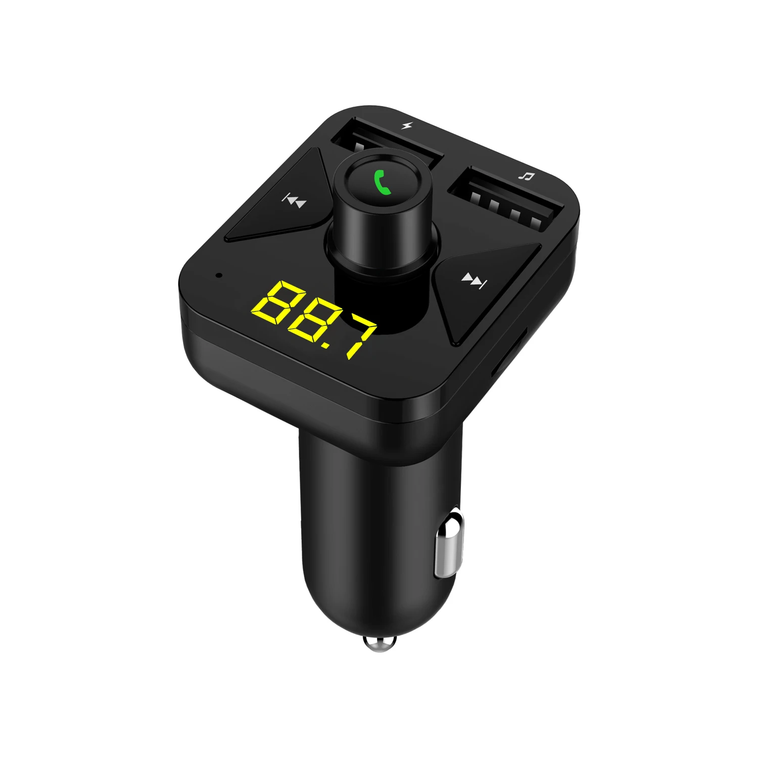

KORSEED USB Charger Wireless Bluetooth Car Kit FM Transmitter modulator Handsfree Carkit Audio Radio Music Mp3 Player for Phone