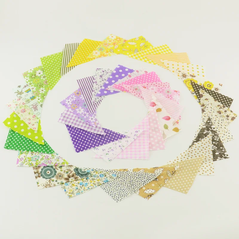 Booksew африканская ткань треугольный материал ХЛОПОК швейная Лоскутная Ткань