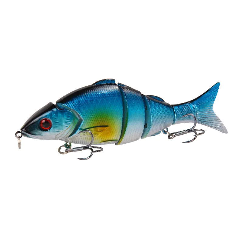 

1pcs/Winter fishing gear Multi-section lifelike fishing hard bait 12.5cm/21g Artificial Swim crank fish lure Wobbler Pesca