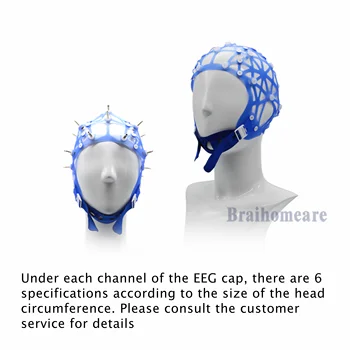 

EEG CAP-Use with alligator clip electrode wire-Elastic Caps – for Bridge (Mushroom) electrodes