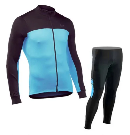 Джерси для велоспорта Pro Team NW Hombre Ropa Ciclismo Northwave весна/осень комплект с длинными рукавами для велоспорта Одежда для горного велосипеда - Цвет: 21