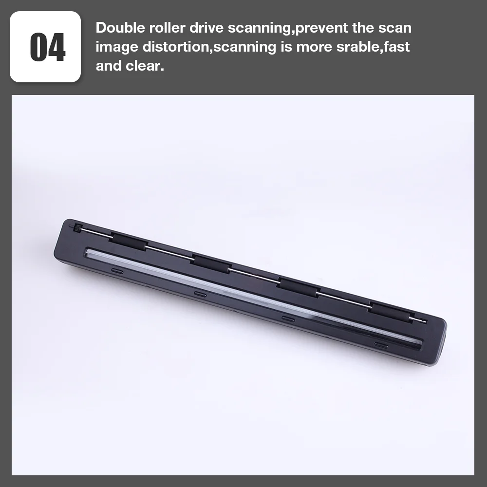 Document Scanner iScan Portable Creative Handheld Mobile 900DPI Type-c LCD Display Support JPG/PDF Format Selection