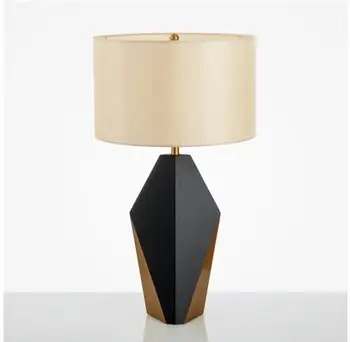 

Modern simple golden crystal creative metal wrought iron crystal lamp luxury bedroom American bedside lamp floor lamp
