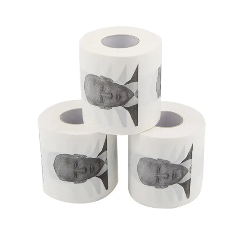 2023 New Joe Biden Pattern Printed Toilet Paper Roll Sheets Funny