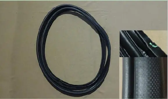 Уплотнение дверной рамы для Great wall haval H2S синий знак OEM: 6107107XKR02A 6107108XKR02A 6207105XKR02A 6207106XKR02A - Цвет: front left
