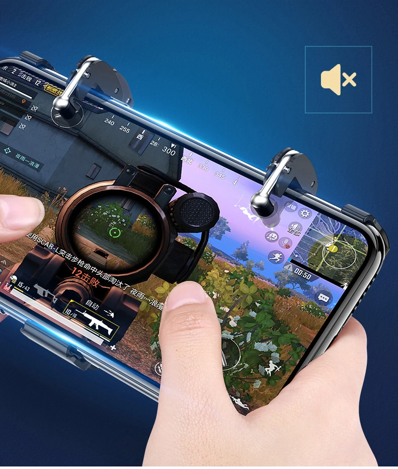 Catxaa 1 шт. четыре пальца портативный игровой контроллер складной стиль игры помощник держатель оболочки игровой ручки для телефона игровой