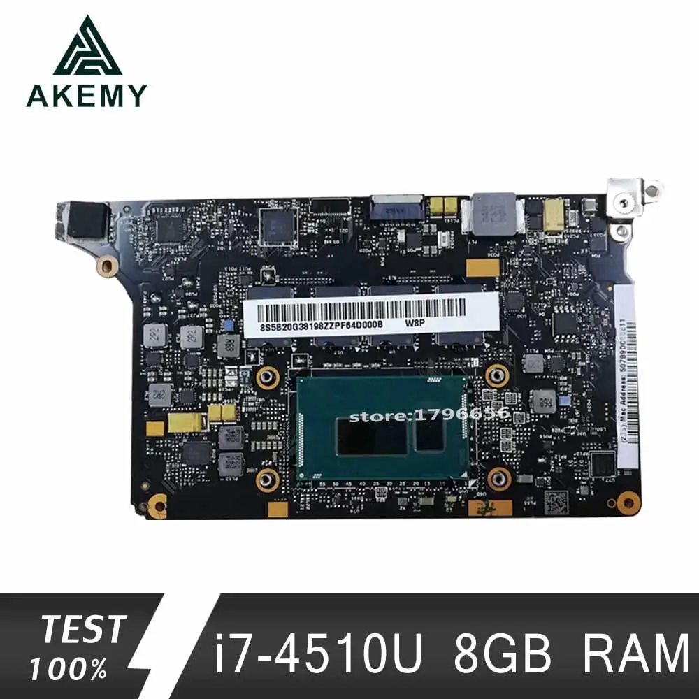 Скидка Akemy VIUU3 NM A074 материнская плата для ноутбука lenovo YOGA2 Pro YOGA 2 Pro тест оригинальная материнская плата i7 4510U 8 Гб ram 5B20G38213