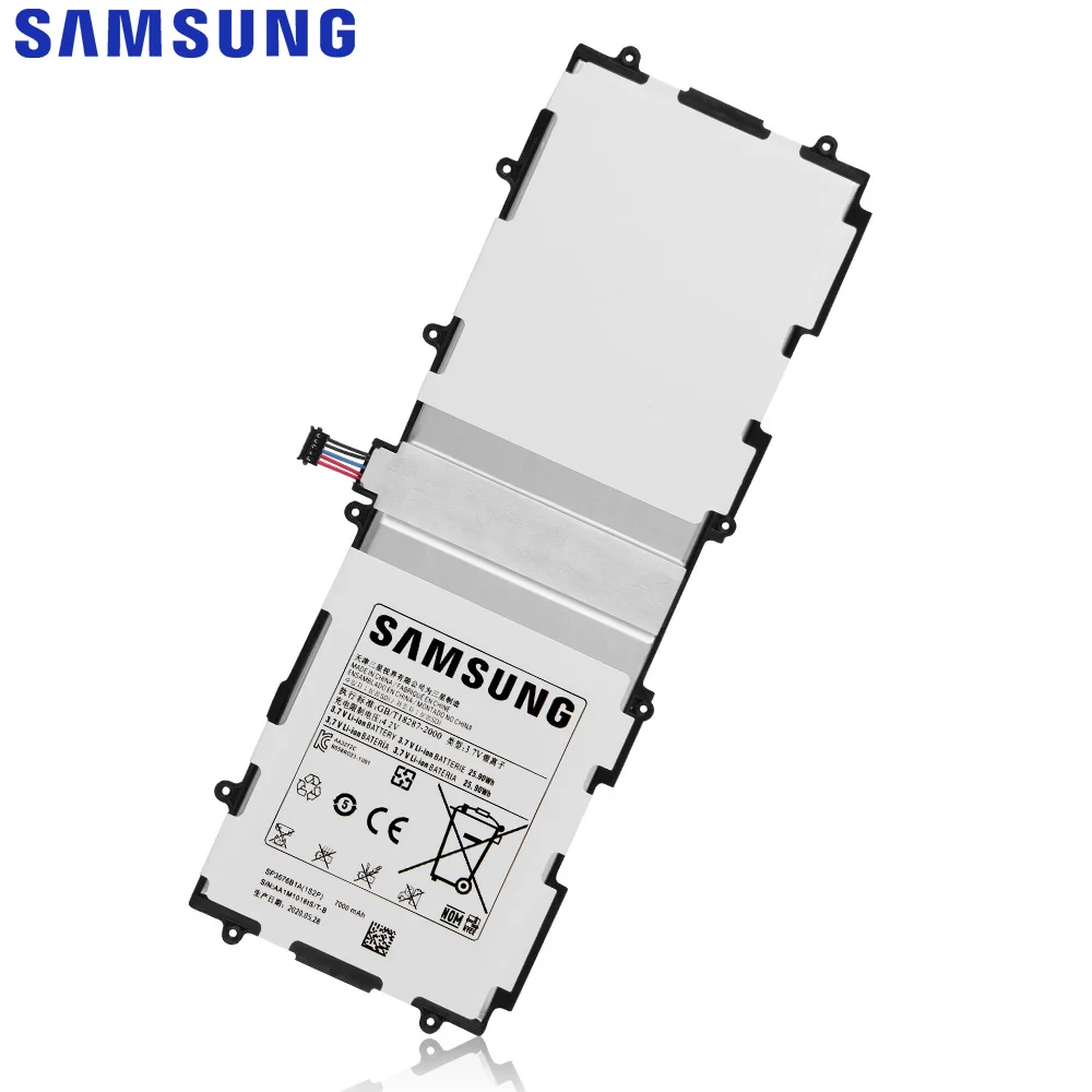 Оригинальный аккумулятор Samsung для планшета Galaxy Tab 10 1 S2 N8020 GTN8013 P7510 P7500 P5110 P5100 N8000 N8010