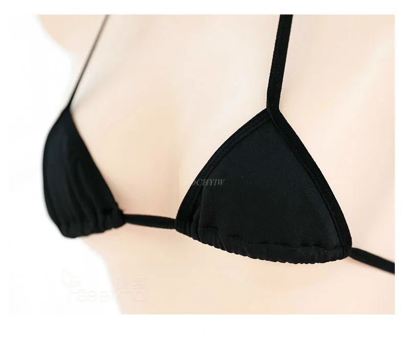 Японское милое кавайное нижнее белье горничной, косплей, половина чашки, микро бикини, стринги, секс-юбка, сексуальный полный комплект, эротический наряд для любовницы