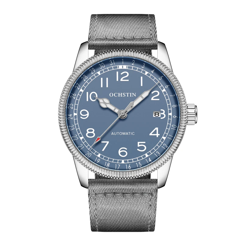 Men Mechanical Automatic Watch OCHSTIN Luminous Man Watches Leather Classic Wristwatch Male Fashion Retro Clock часы мужские